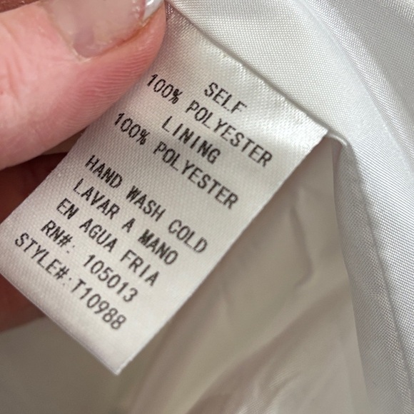 Andree White Textured Blazer Classic Silhouette - Picture 4 of 4